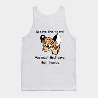 To save the tigers- Tank Top